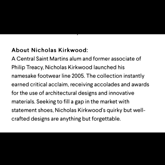 π― Nicholas Kirkwood Peep-Toe Corset Platforms - Picture 15 of 17